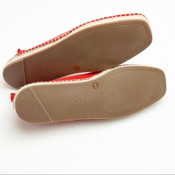 1. STATE Davir Red Slip On Espadrille Shoes, Size 9 - Picture 3 of 10